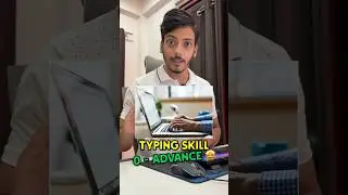 Learn Touch Typing (Beginner to Advance) 🤩🔥✅ #pc #shorts
