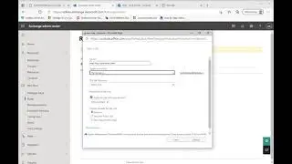 Email rule creation on exchange admin center