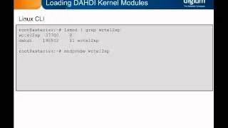 Analog and Digital Connectivity - Digital Telephony Configuration