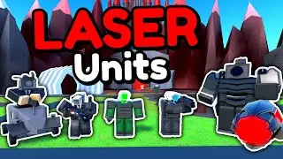I Used ALL LASER CAMERAMEN!! (Toilet Tower Defense)