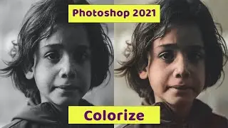 Photoshop 2021 New Feature - Colorize Neural Filters