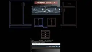 How to STRETCH? AutoCAD Tips #shorts #autocad #architecture #tutorial #tips #civilengineering #viral