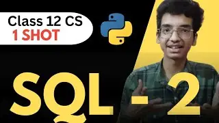 SQL🔥One shot Class 12 Computer Science | FREE NOTES🔥