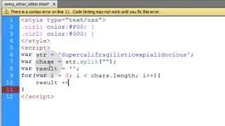 Q+A - How to alternate text color using JavaScript