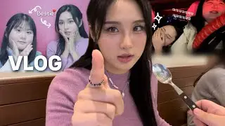 Cubby Korean girls dating VLOG🐰✨💞