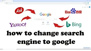 how to change search engine to google