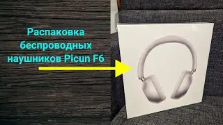 Распаковка беспроводных наушников Picun F6