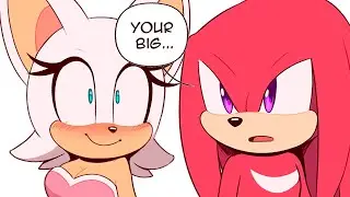 What knuckles likes about rouge | Sonic Comic Dub