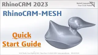 RhinoCAM 2023 MESH Module Quick Start