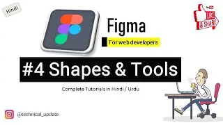 #4 Shapes and Pen Pencil Tool | Figma For Web Developers(Hindi/Urdu)