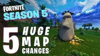 Fortnite Season 5: Top 5 BIGGEST Map Changes