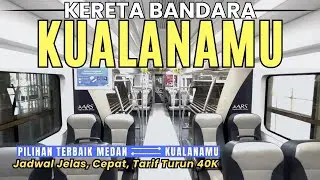 KONDISI TERKINI KERETA API BANDARA KUALANAMU MEDAN | Kereta Api Bandara Pertama di Indonesia