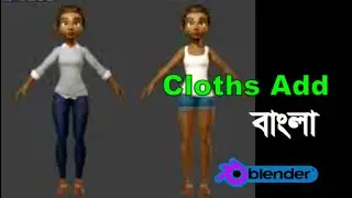 How to attach clothes to a character in Blender for Animation in Blender