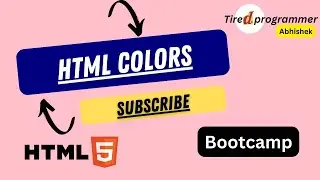 HTML COLOR | HTML TUTORIAL @TiredProgrammer