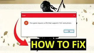 How To Fix Ghost Of Tsushima DIRECTOR’S CUT F16C Error On PC
