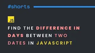 Find the Days Difference between two Dates in JavaScript