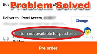 Flipkart Fix Item Not Available For Purchase Problem Solve