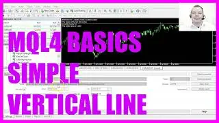 MQL4 TUTORIAL BASICS - 67 SIMPLE VERTICAL LINE