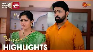 Ala Venkatapuramlo - Highlights of the day | Watch full EP only on Sun NXT | 25 Jan 2024 | Gemini TV