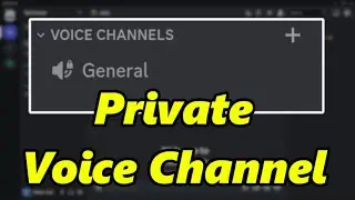 Create A Private Voice Channel In Discord (EASY)