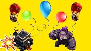 Атака шарами на фулл ТХ9 Шарики фонарики сносят полный ФУЛЛ ТХ9 GoLavaLoon