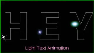 HOW TO MAKE LIGHT TEXT ANIMATION IN KINEMASTER | Video Editing