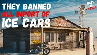 EV’s are taking over! The country that banned all ICE car imports!