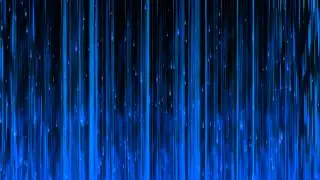 60FPS Blue Matrix Flare Rain 1080p Background Video Animation Effect Motion Graphics