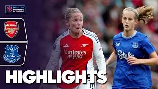 Everton Grab First Point of The Season | Arsenal v Everton Highlights | Barclays WSL 2024-25