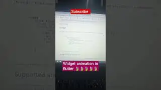 Widget animation in flutter #flutter #flutterproject #fluttertutorials #coding #technicalencoder