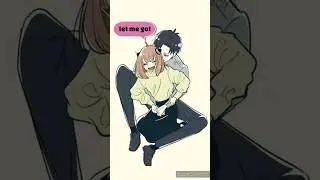 hug attack of anya  x Damian #shorts #spyxfamily