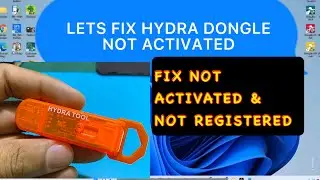Hydra Tool Dongle Fix Not Activated And Registered in Windows 11 Windows 10 Windows 7 Windows 8