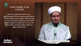 Yusuf Suresi 15-20&Duha Suresi 1-11 Ayetler VAV TV- Sahur Sevinci- Hafız Mehmet Ali Savurmak