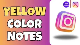 Yellow Color Notes on Instagram