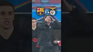 Barcelona comeback Vs Benfica🥶☠️    