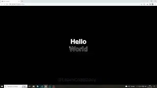Text-Fill Effect || Using HTML and CSS Step by Step Tutorial