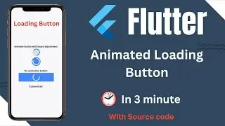 flutter button loading animation with source code