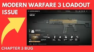 Modern Warfare 3 Loadout issue (After Season 3 Update)