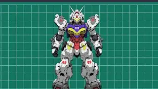 Robot Model Kit building - very satisfying hobby (ASMR) Mech Builder - Gundam Model Type game