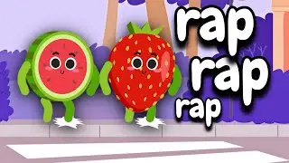 Karpuz ve Çilek RAP RAP RAP | Meyveleri Öğreten Çocuk Şarkısı