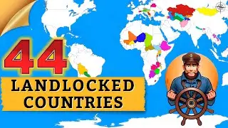 44 Landlocked Countries in the World | #geography