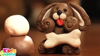 Dog Play Doh, Activities for Kids, Learning Videos  by Kids Channel