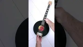 Vinyl Record Electric Guitar - 