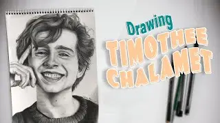 REALISTIC SPEED DRAWING PENCIL PORTRAIT: Timothee Chalamet