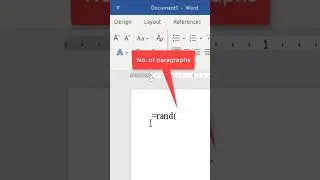 dummy text in word