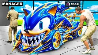 Stealing SONIC CARS In GTA 5!