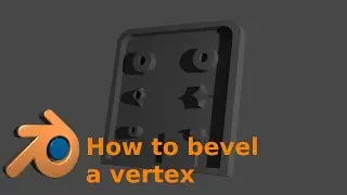 Blender -How to bevel a Vertex