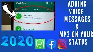 How To Put Any Voice Message Or Mp3 song on Your Whatsapp, Facebook and Instagram Status 2020