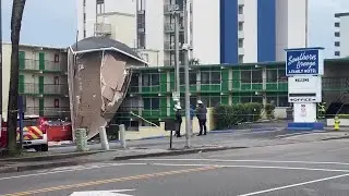 RAW: Roof damage at Myrtle Beach motel