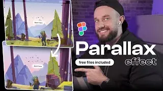 Figma Parallax Effect - Full Tutorial + Free Figma Files 🎁